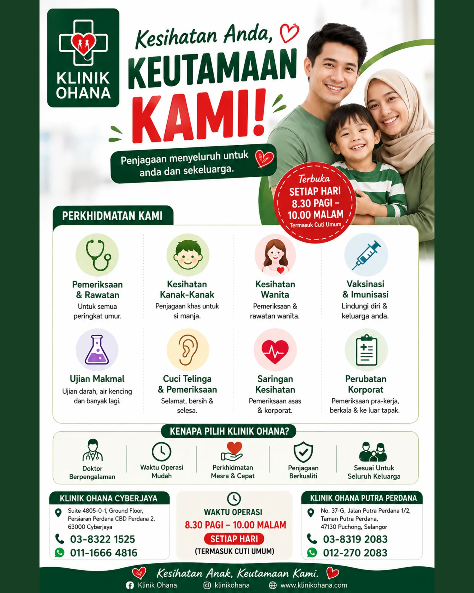 Servis Klinik Ohana