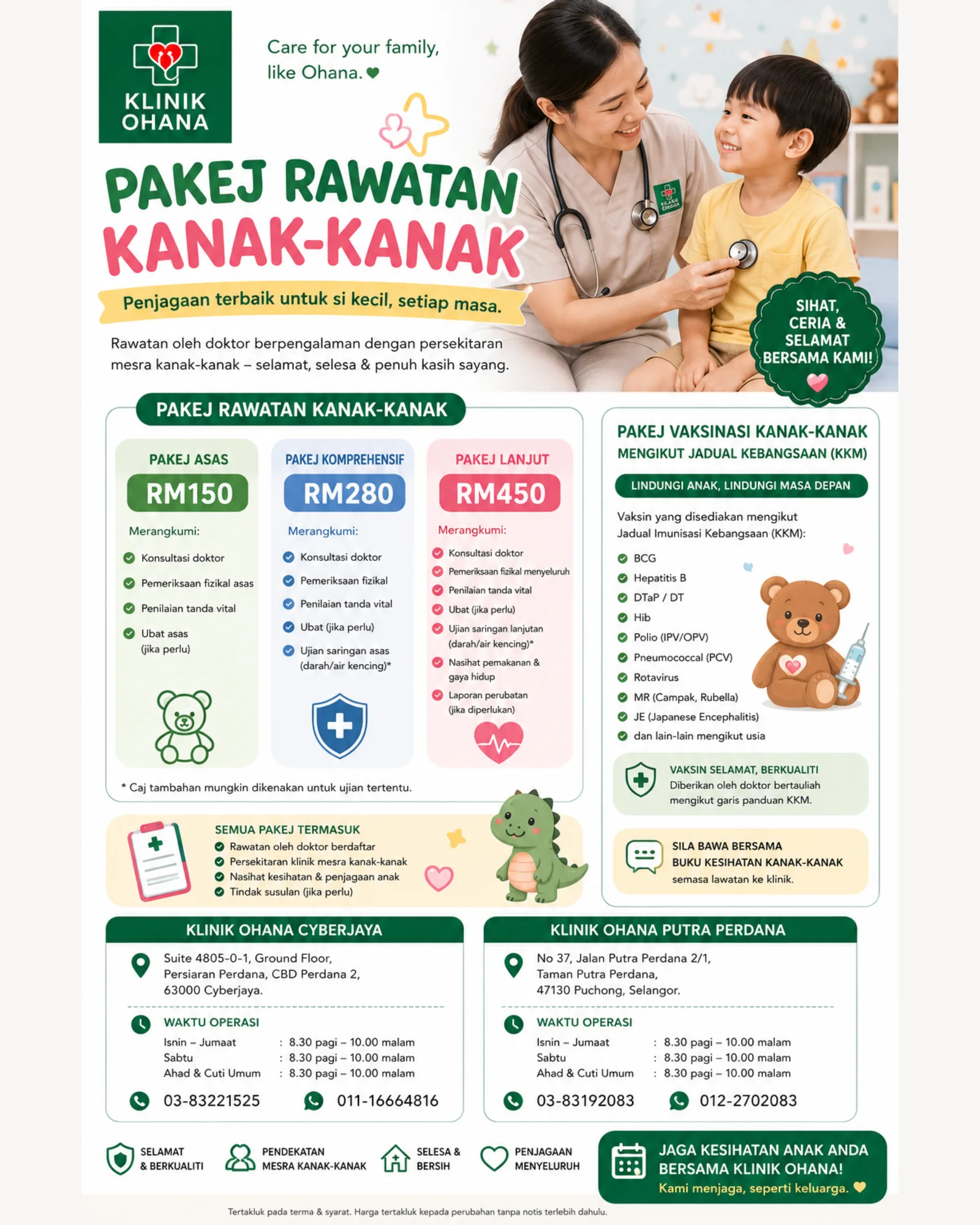 Pakej Rawatan Kanak-Kanak